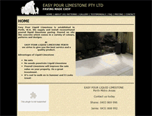 Tablet Screenshot of liquidlimestoneperth.com.au